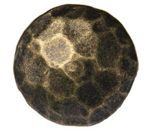 100 Medium Clavos Rustic hamered Nailheads in Antique Brass About 1 inch
