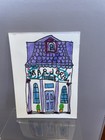 ACEO Original Lenox spice village Marjarom House glitter marker Color Pencil — photo 1