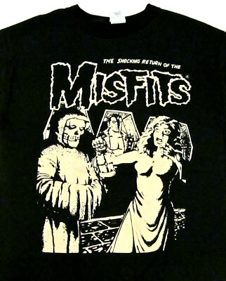 The Shocking Return Of The MISFITS T-shirt Danzig Horror Punk Tee
