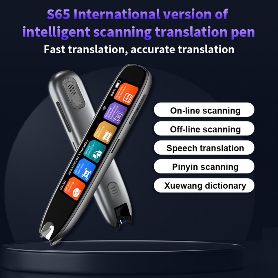 Dictionary Translation Pen Scan Reader Device Text Scanning Reading