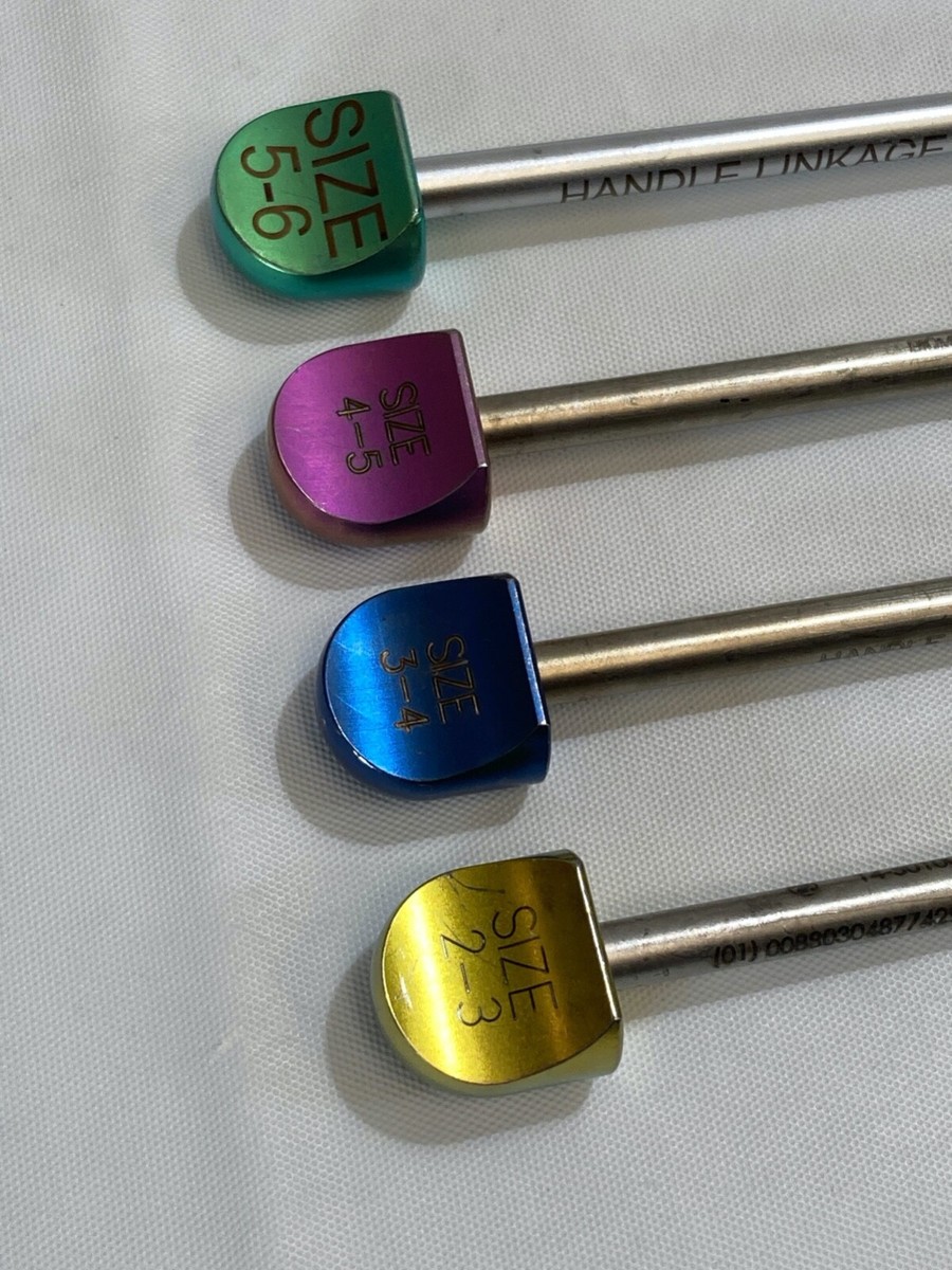 Set of 4 Zimmer Biomet Size 2-6 Handle Linkage Derotation