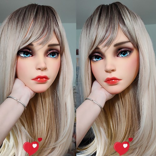 Kigurumi Cosplay Animated Mask Female Crossdresser Head Shell Charming face - Picture 2 of 10