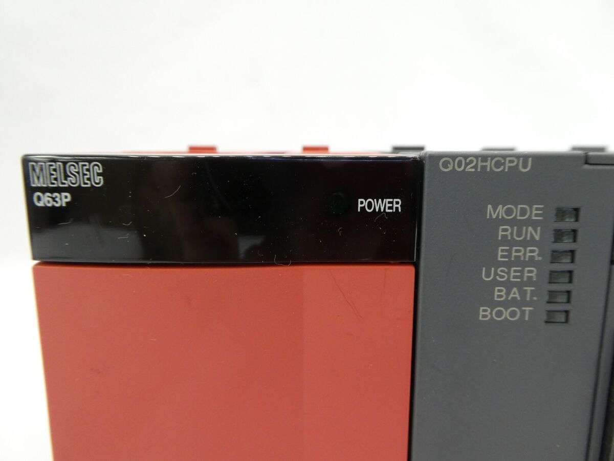 Mitsubishi MELSEC-Q PLC Control Assembly Q02HCPU Q63P QX42 Mitsubishi MELSEC-Q PLC Control Assembly Q02HCPU Q63P QX42