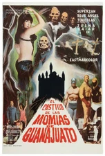 The Mummy Castle of Guanajuato - Blue Angel - Lucha Horror Movie Poster
