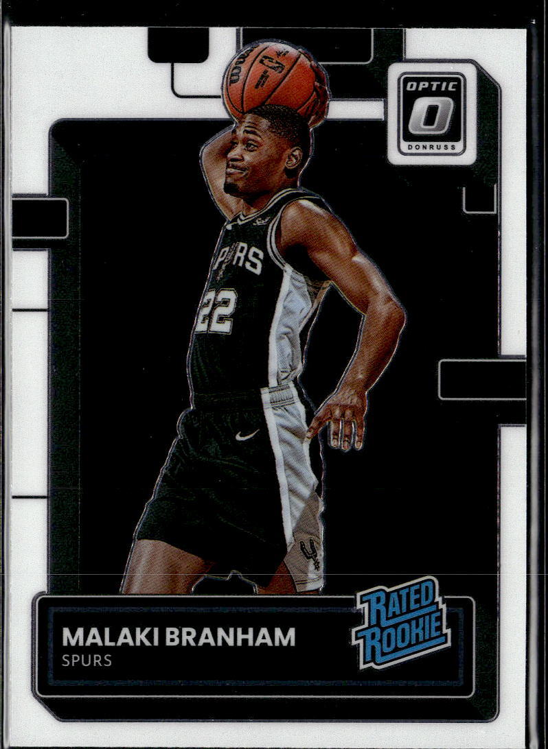 2022-23 Donruss Optic #222 Malaki Branham Rated Rookie San Antonio Spurs RC