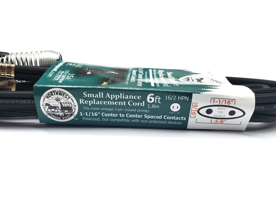 Repuesto de cable de alimentación Farberware Open Hearth asador 455N 450 441 + Foto 4 de 4