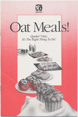 Oat Meals! Quaker Oats Cook Booklet 1988