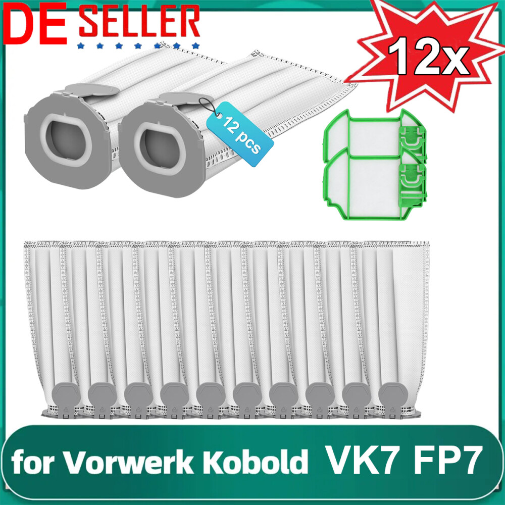 10 Stück Vorwerk Staubsaugerbeutel - Kompatibel Mit Kobold VK7 FP7