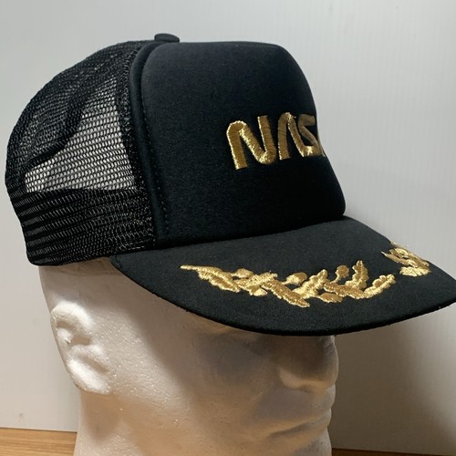 NASA GOLD LEAF TRUCKER Mesh Adjustable KOZA’S Cap Hat - Picture 7 of 7