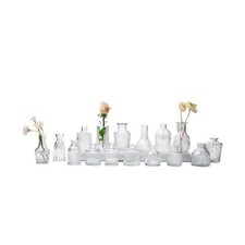 Glass Bud Vase Set of 16, Small Flower Vases, Glass Vases for Centerpieces, V...