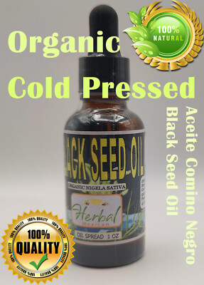 1oz Aceite de Comino negro, aceite de semilla negra, Nigella sativa organico !!!