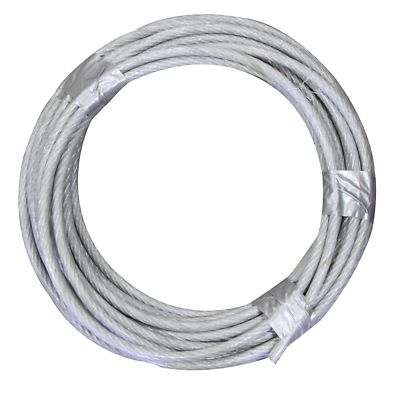 3/16'' X 250' Bulk Reel Aircraft Cable 7x19 EIPS Steel Core Guide Wire Fence Hang
