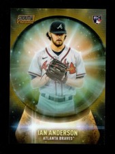 2021 STADIUM CLUB CRYSTAL BALL GOLD REFRACTOR IAN ANDERSON RC 47/50 BRAVES