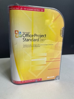 Microsoft Office Project Standard 2007 Full Version in Retail Box