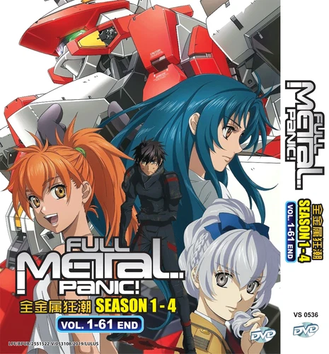DVD FULL METAL PANIC! SEA 1-4 VOL.1-61 END ANIME ENGLISH DUBBED REGION ALL