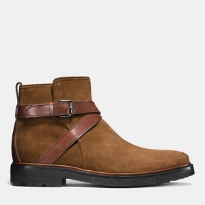 coach suede booties