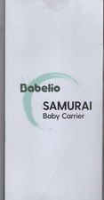 BRAND NEW  BABELIO SAMURAI Baby Carrier BLACK In Box 