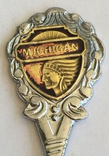 Vintage Souvenir Spoon US Collectible Michigan