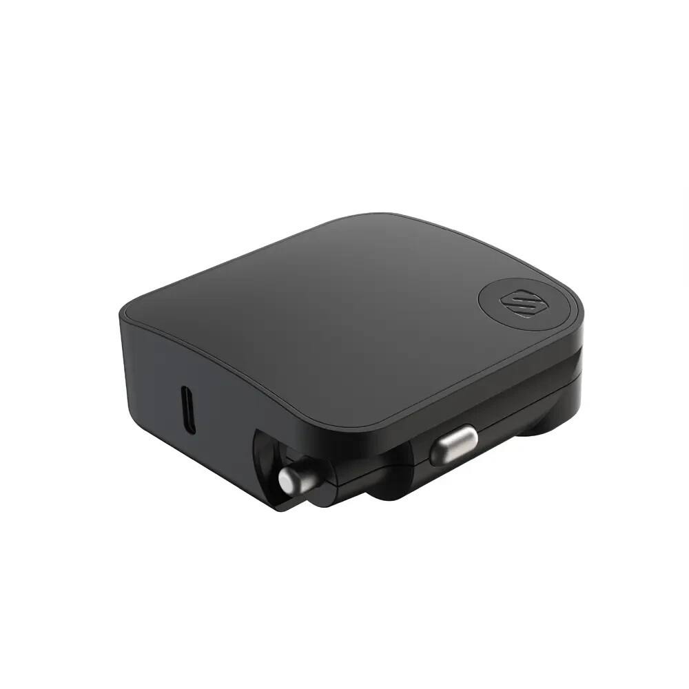 Scosche PowerVolt Travel20 Wall and Car Travel Charger HCPDC20 - Black