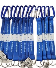 12 Pc Honduras flag Lanyard keychain Strap Favors Llaveros Recuerdos