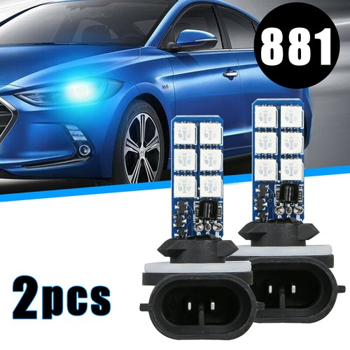 2pcs RGB 881 5050 LED Car Headlight Fog Light Lamp Bulbs+4 Modes Changing 12V - Picture 2 of 14