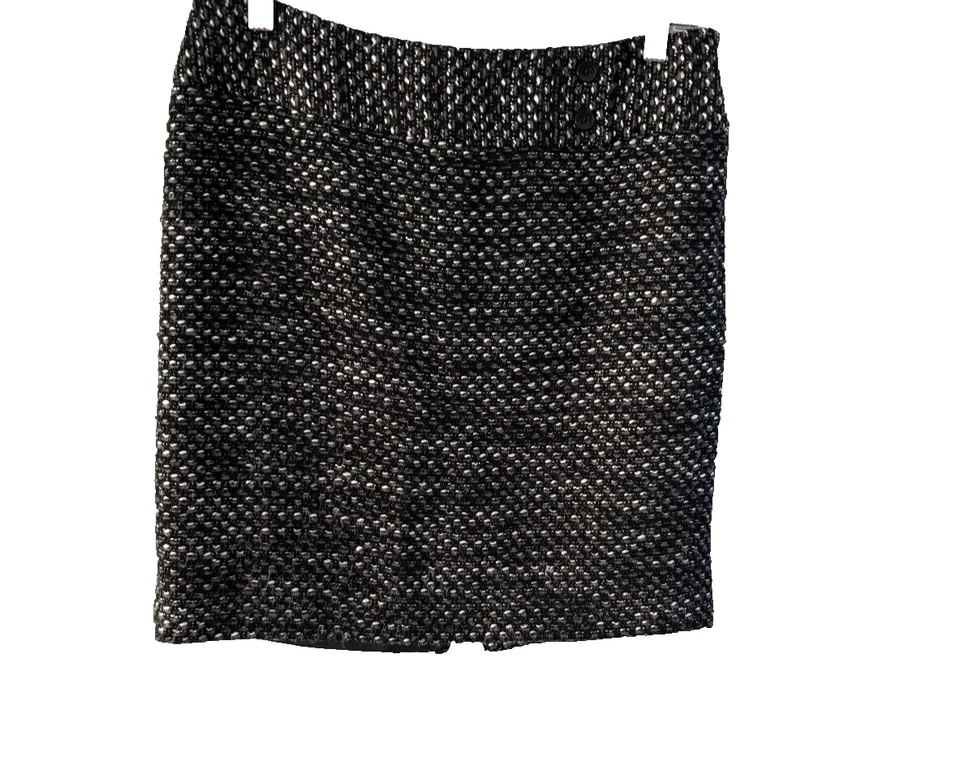 ¡LOTE de 2! Faldas pequeñas para mujer Ann Taylor espiga envolvente y forradas de tweed talla 6P Foto 2 de 4