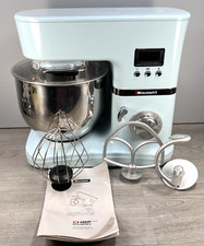 Hauswirt HM740 3-in-1 Baby Blue Stand Mixer with Digital Display