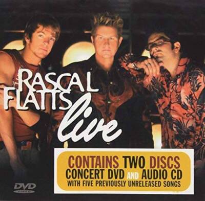 Rascal Flatts Live (DVD & Audio CD) - DVD By Rascal Flatts - GOOD