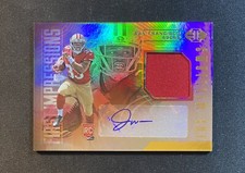 2017 Panini Illusions First Impressions Memorabilia Joe Williams Rookie Auto RC