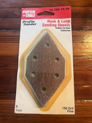 Porter Cable Profile Sander Hook Loop Sheets 150 Grit New