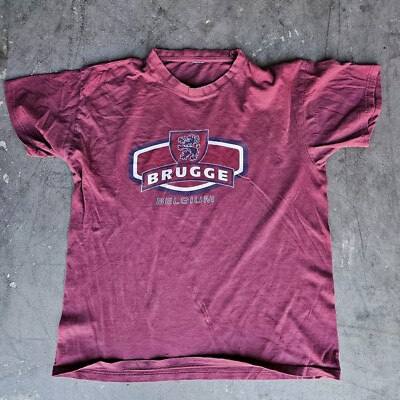 Brugge Belgium Travel Tourist Tee shirt t-shirt sz M