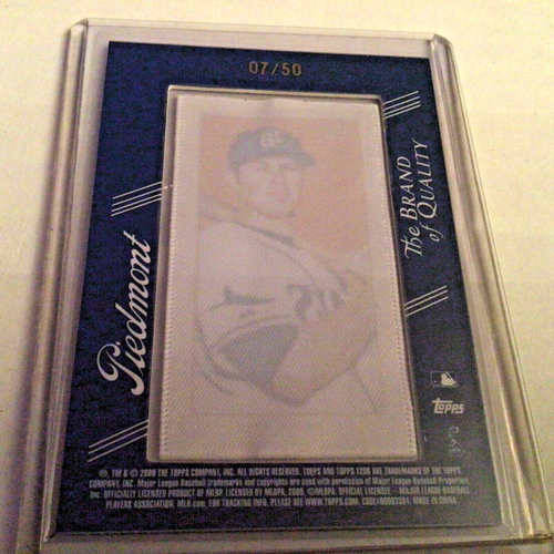 Evan Longoria 2009 Topps T206 Piedmont Silk Mini Tampa Bay Rays Giants Free S/H - Picture 2 of 2