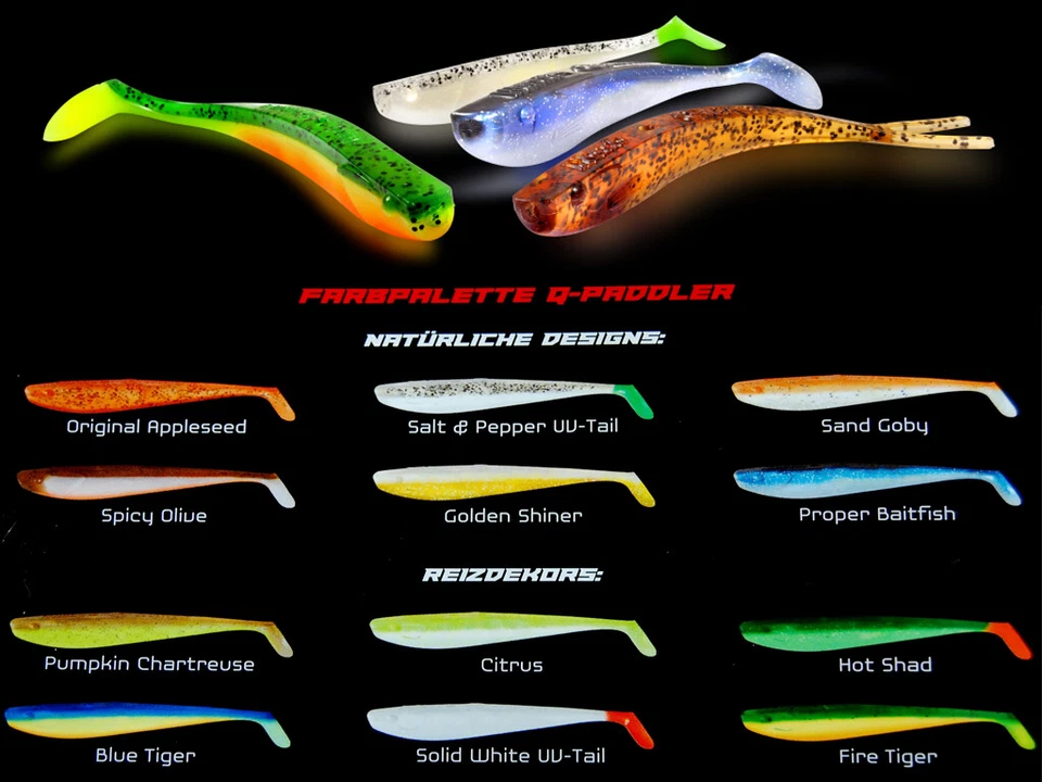 Quantum – Mann`s Q – Paddler 15 cm – 15 g - Shads Quantum - Mann`s - Bild 4 von 4