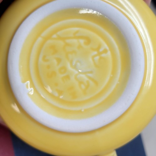 Fiesta Amarillo Girasol Crema y Bandeja Fiestaware EE. UU. HLC - Imagen 5 de 11