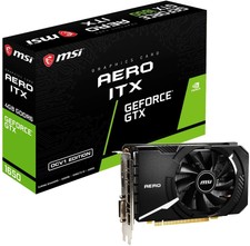 MSI Gaming GeForce GTX 1650 4GB GDRR6 GTX 1650 D6 AERO ITX OCV1 Graphics Card