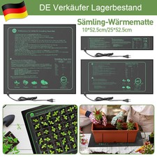 Heizmatte Zimmergewächshaus Wärmematte Sämling Reptil Heizkissen 21/45W 220-240V