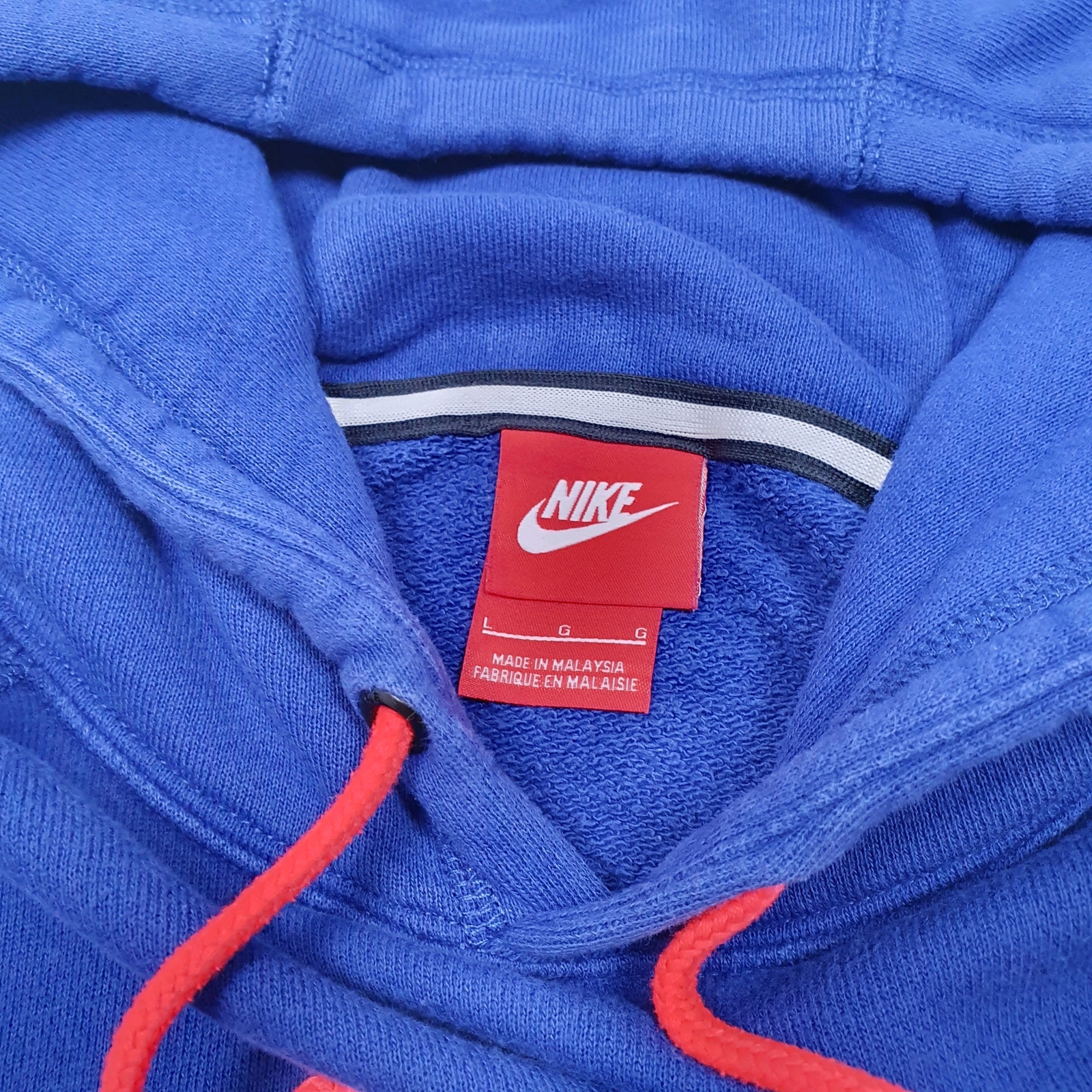 NIKE Hoodie Cotton Jumper Sweatshirt Mens M image 2