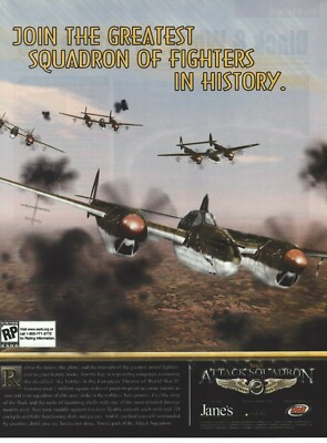 Jane's Attack Squadron Print Ad/Poster Art PC Small Box