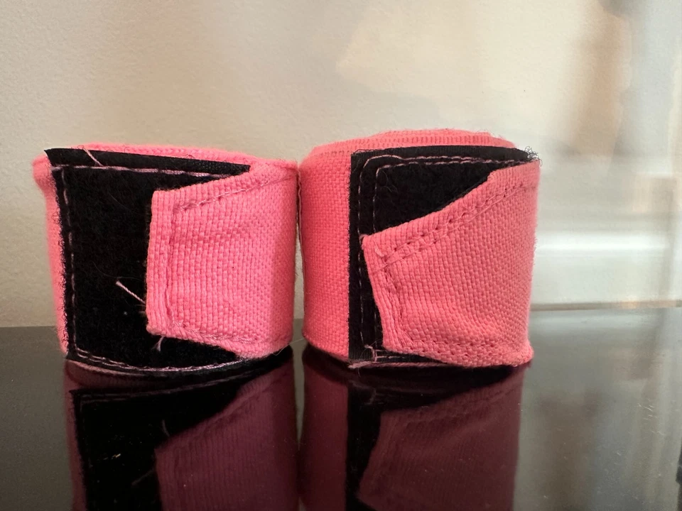 Title Boxing Power-Flex Elite 180" Semi Elastic Hand Fist Wraps - Pink - Image 3 of 4