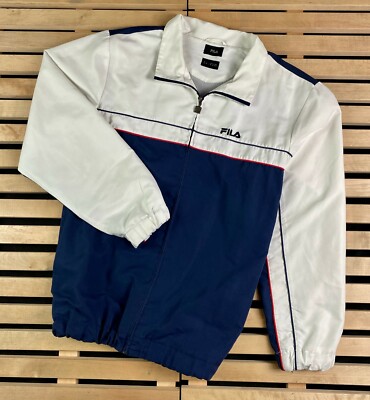 Mens Bomber Jacket Fila Vintage Size M