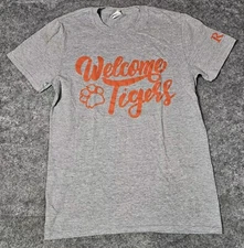 RIT Welcome Tigers Graphic T Shirt Adult S Gray Rochester Institute Technology