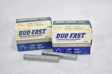 DUO-FAST 5016-C GALVANIZED WIDE CROWN STAPLES 20 G, 1/2" X 1/2" (LOT OF 10,000)