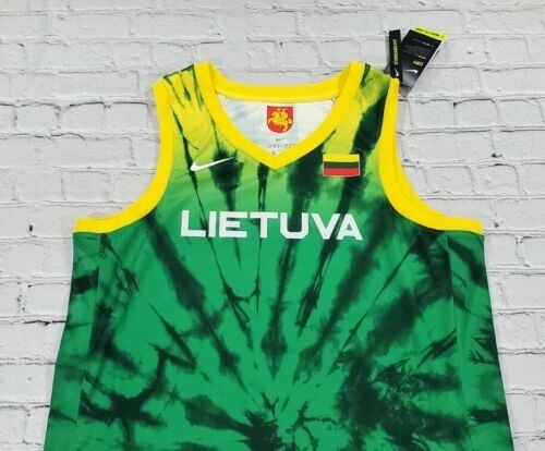25ss/yueqi qi lime basketball jersey/ノースリーブカットソー/M/ポリエステル Li-Ning CBA Beijing Ducks Team Zhou Qi Basketball Jersey