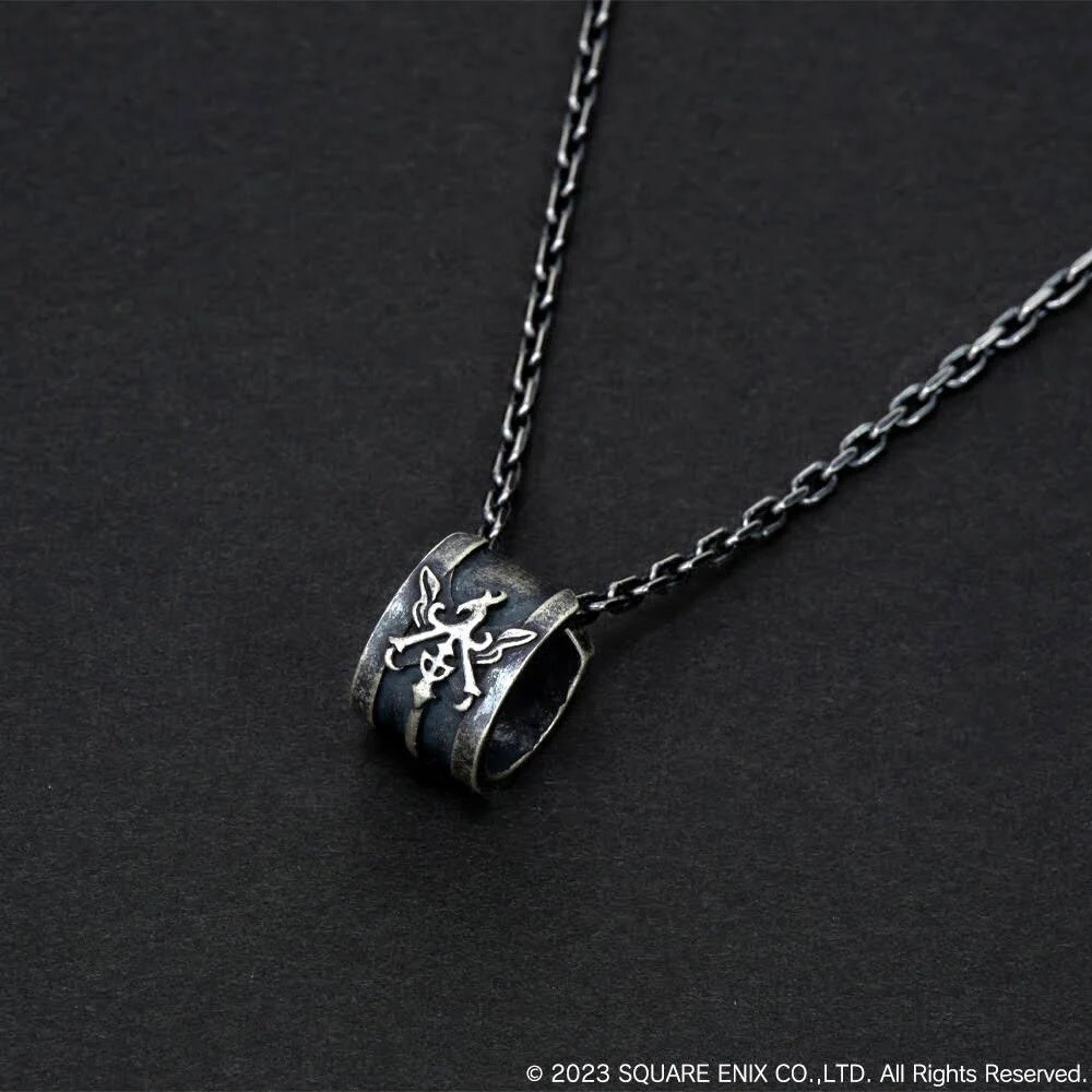 FINAL FANTASY XVI House Rosfield Silver Ear Cuff Pendant J12074