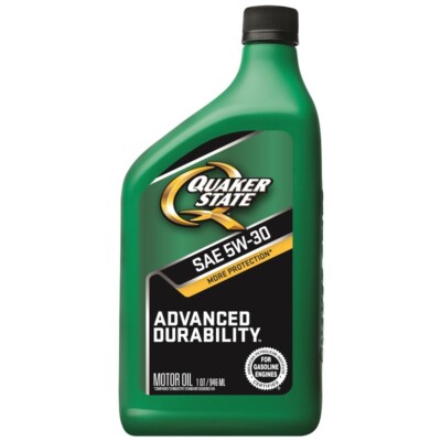 Quaker State 550035180 SAE 5W-30 Conventional Motor Oil 32 fl. oz. (Pack of 6)