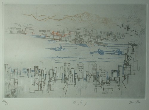 Karl BRANDSTÄTTER (1946 in Lautz bei Villach - ) Hongkong Nr. 176/300 - Bild 2 von 11