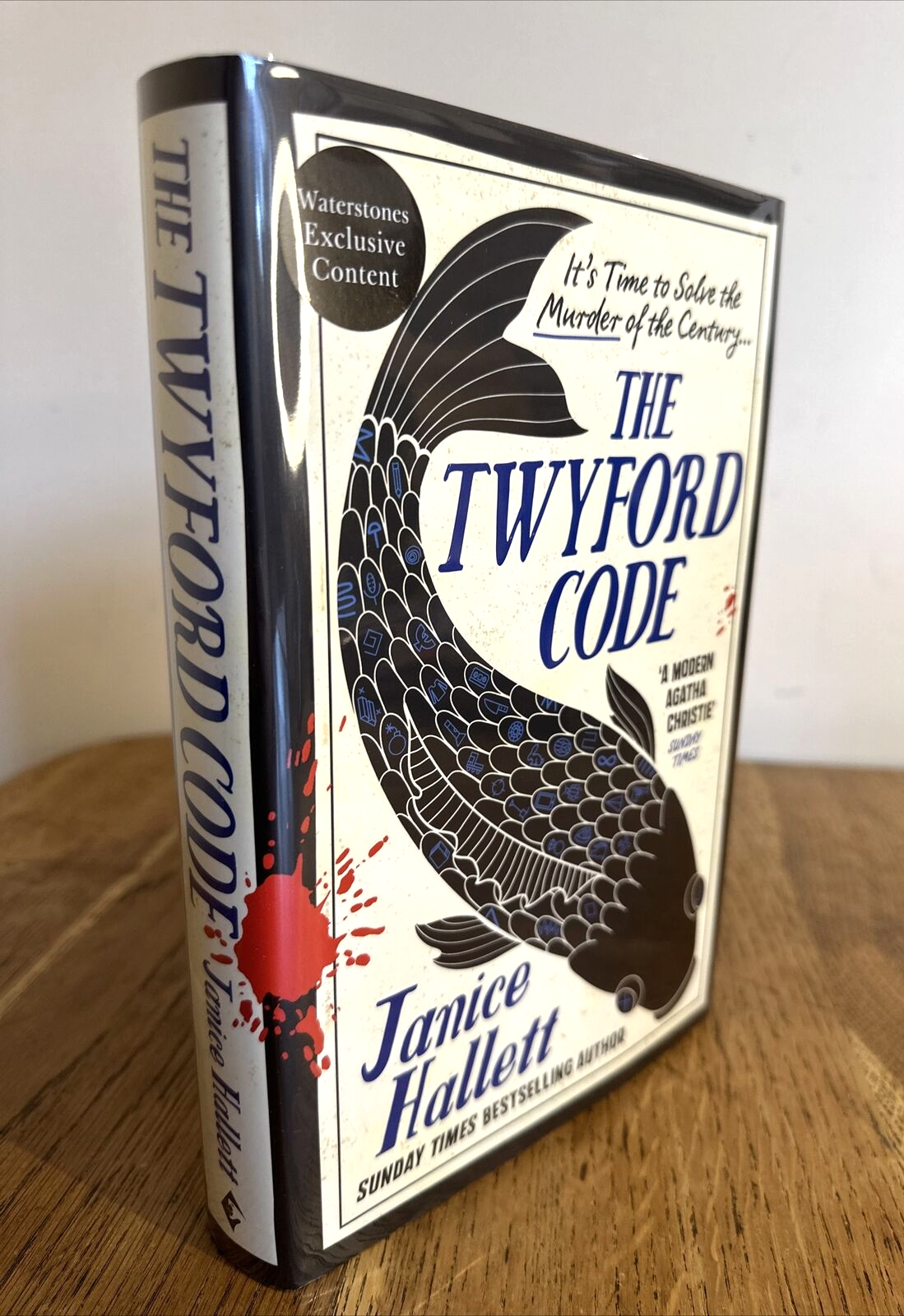 The Twyford Code by Janice Hallett SIGNED & LINED 2022 UK VIPER 1st/1st HB