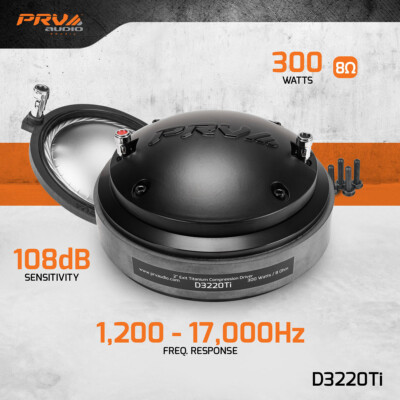 PRV Chuchero Kit D3220Ti Driver WGP14-50 Orange White Horn 2x