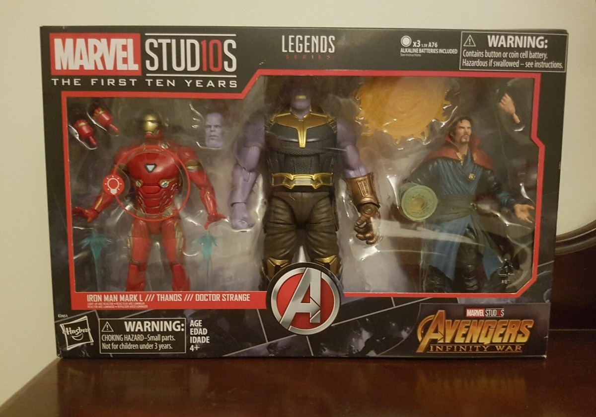 Marvel Legends Ironman, Thanos & Doctor Strange 3 Pack - Avengers