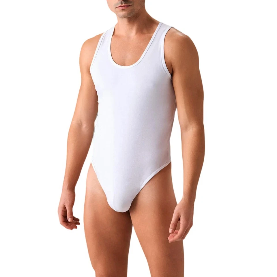 Body uomo Doreanse 3033 cotone stile perizoma a G - Immagine 3 di 4